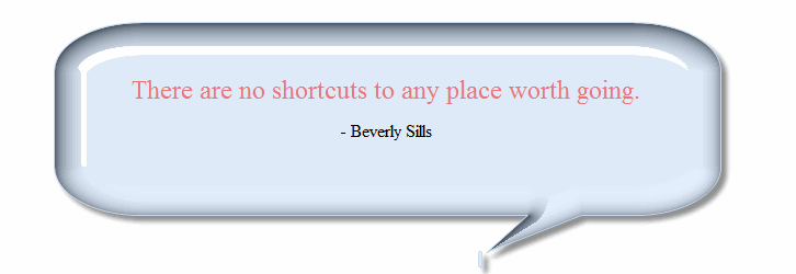 Shortcuts to Success